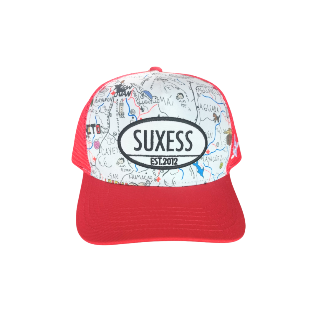 Islinda Trucker Red