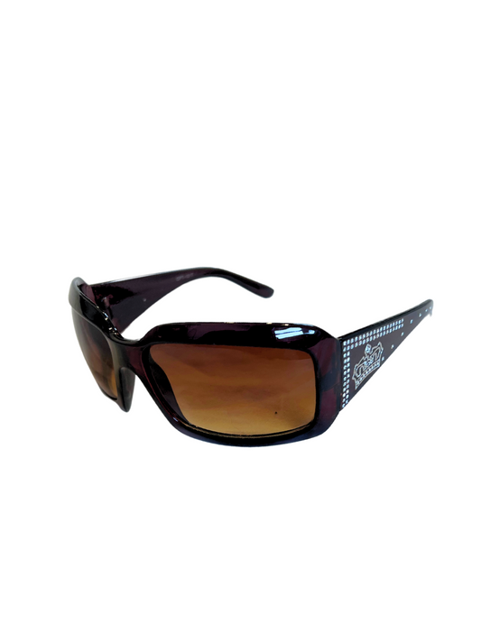 Black with rhinestones vintage sunglasses