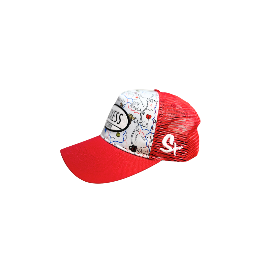 Islinda Trucker Red