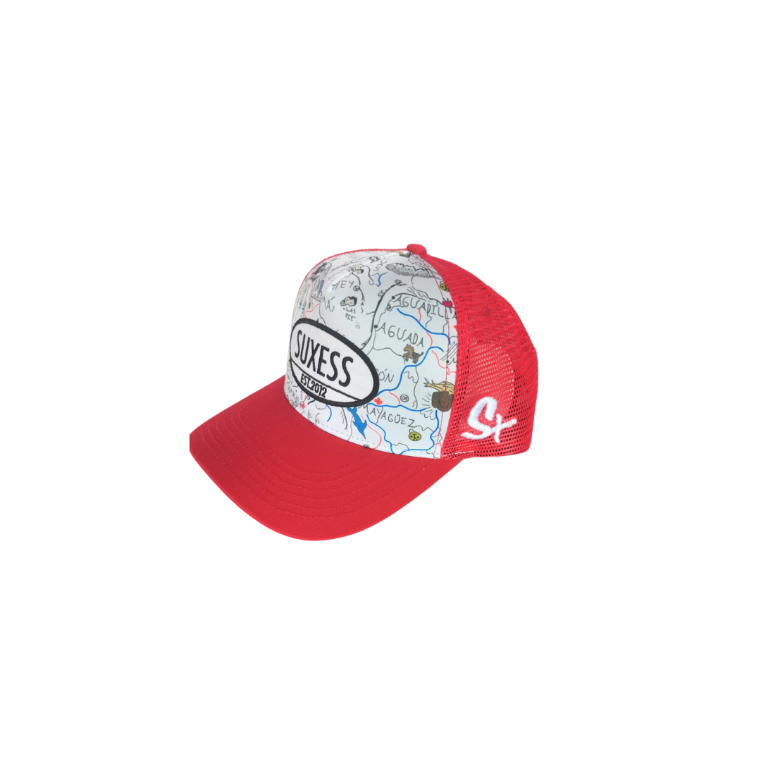 Islinda Trucker Red