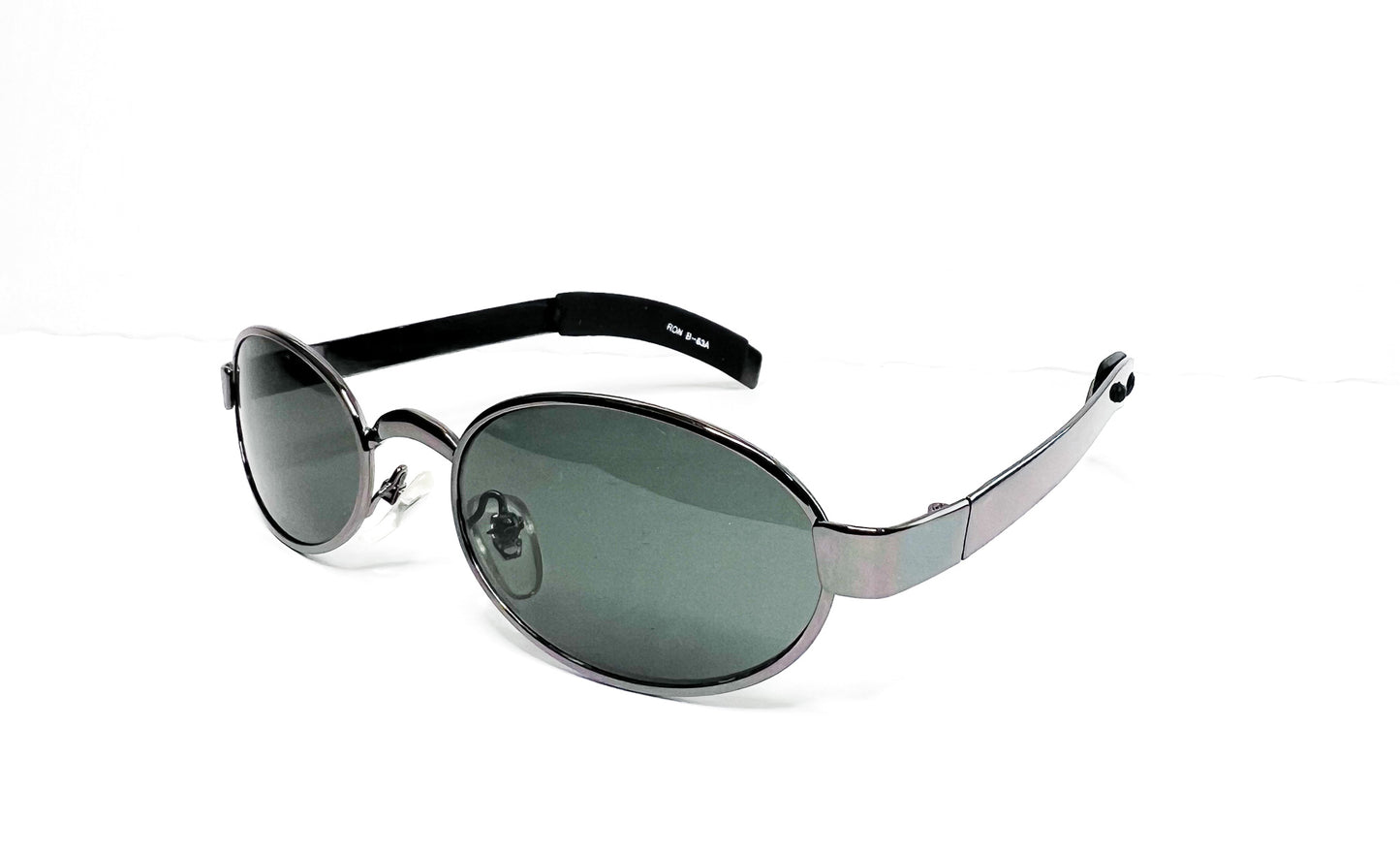SX Oval 90's retro lenses with silver details sunglasses