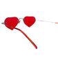 SX Heart retro sunglasses with bling sunglasses