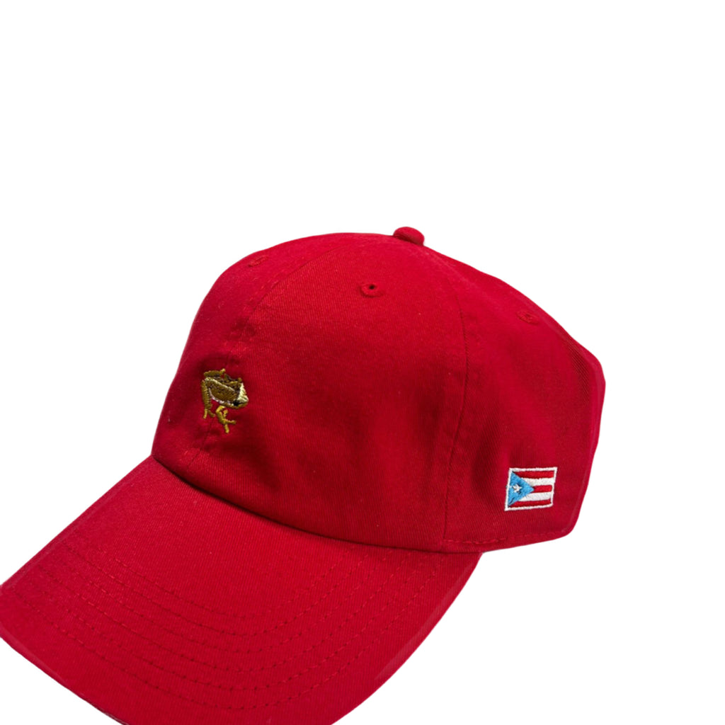 Qo-Qí Dad Hat Royal Red