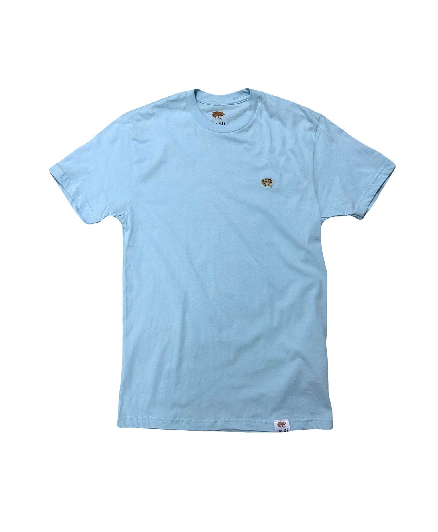 Qo-Qí Tee Light Blue