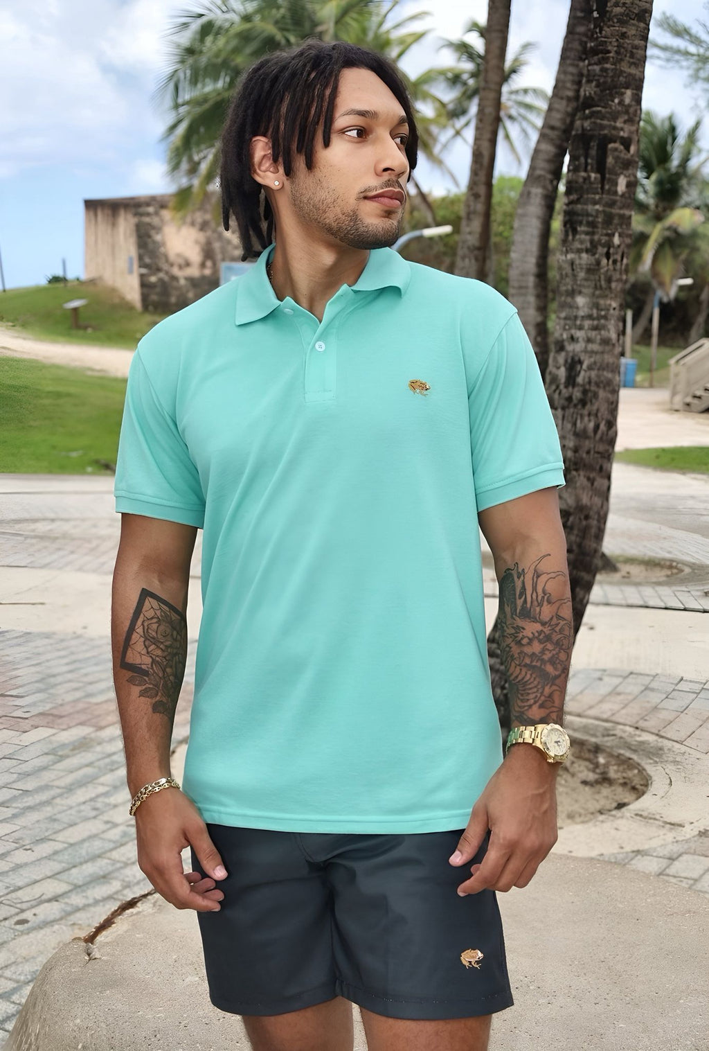 Qo-Qí Polo Teal