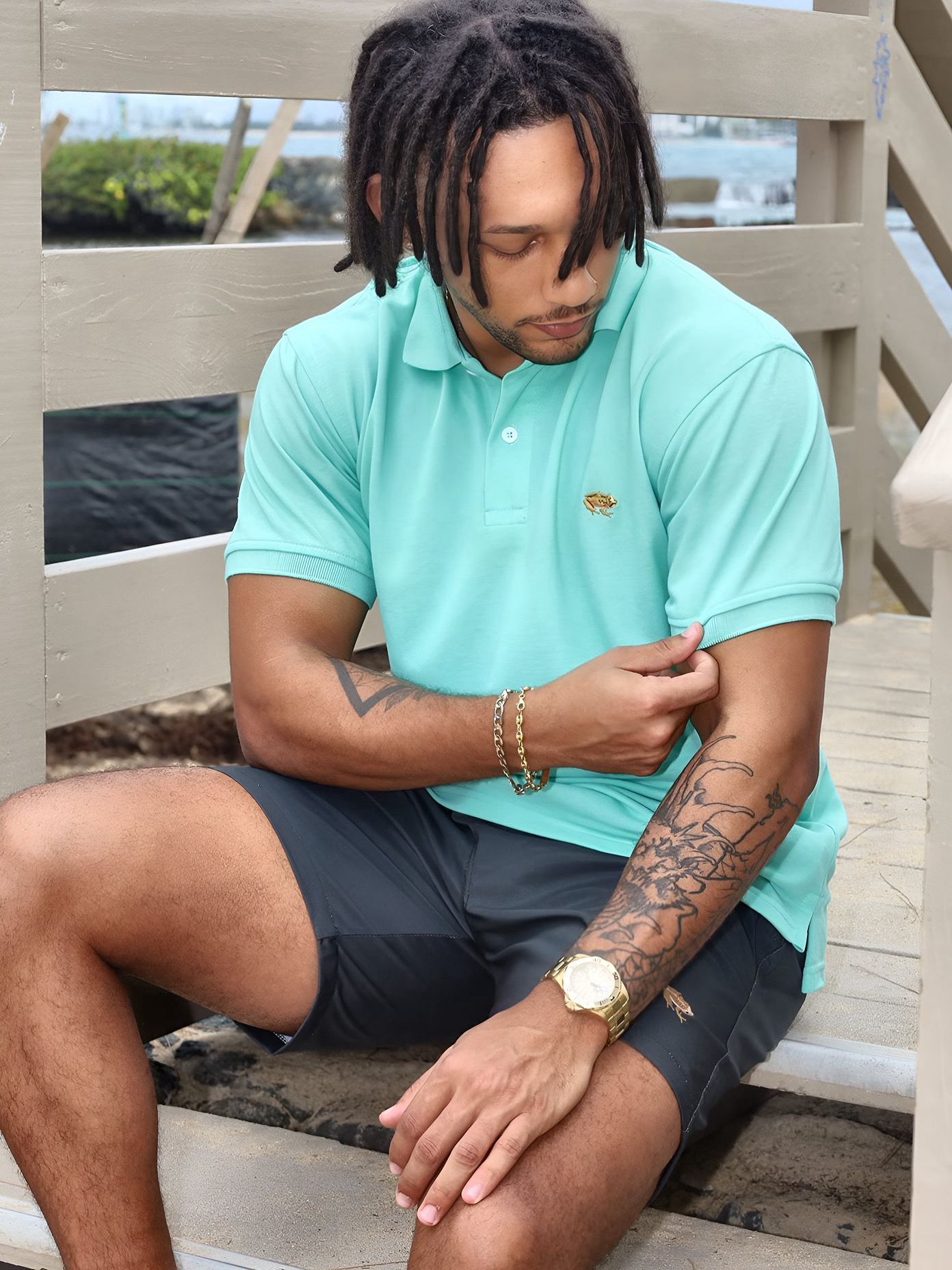 Qo-Qí Polo Teal